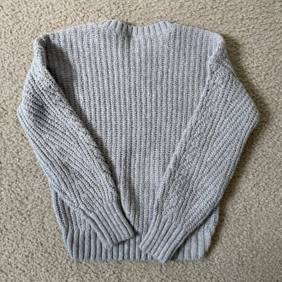 Abercrombie Kids Grey Knit Sweater - Size 9/10 - Picture 5 of 5